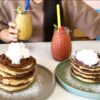 Merienda para 2 con 2 Smoothies a Elegir + 8 Tortitas con Nata y Toppings en Tropilandia